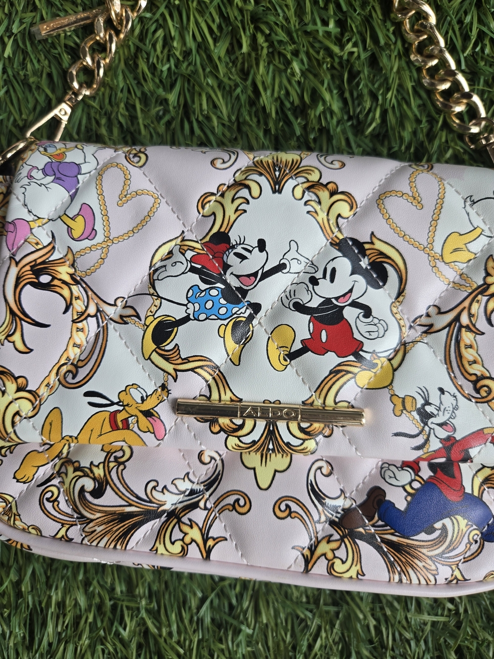 Disney x ALDO 100th Anniversary Pink Crossbody Bag - Mickey & Friends (No Pouch) - Picture 2 of 5